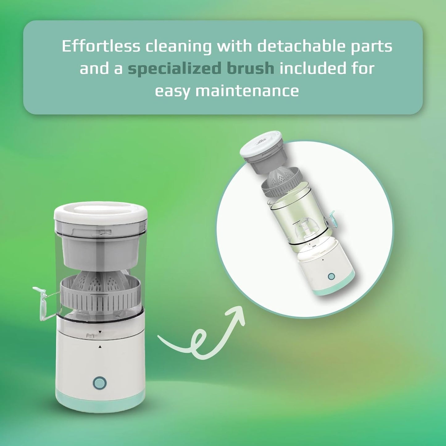 Wireless Portable Juicer Blender Electric Citrus Fruit Juicer USB Charging Electric Fruit Juicer