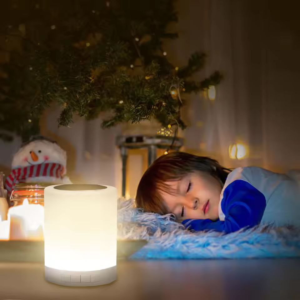 Mini Wireless Bluetooth Speaker With Colorful LED Touch Lights