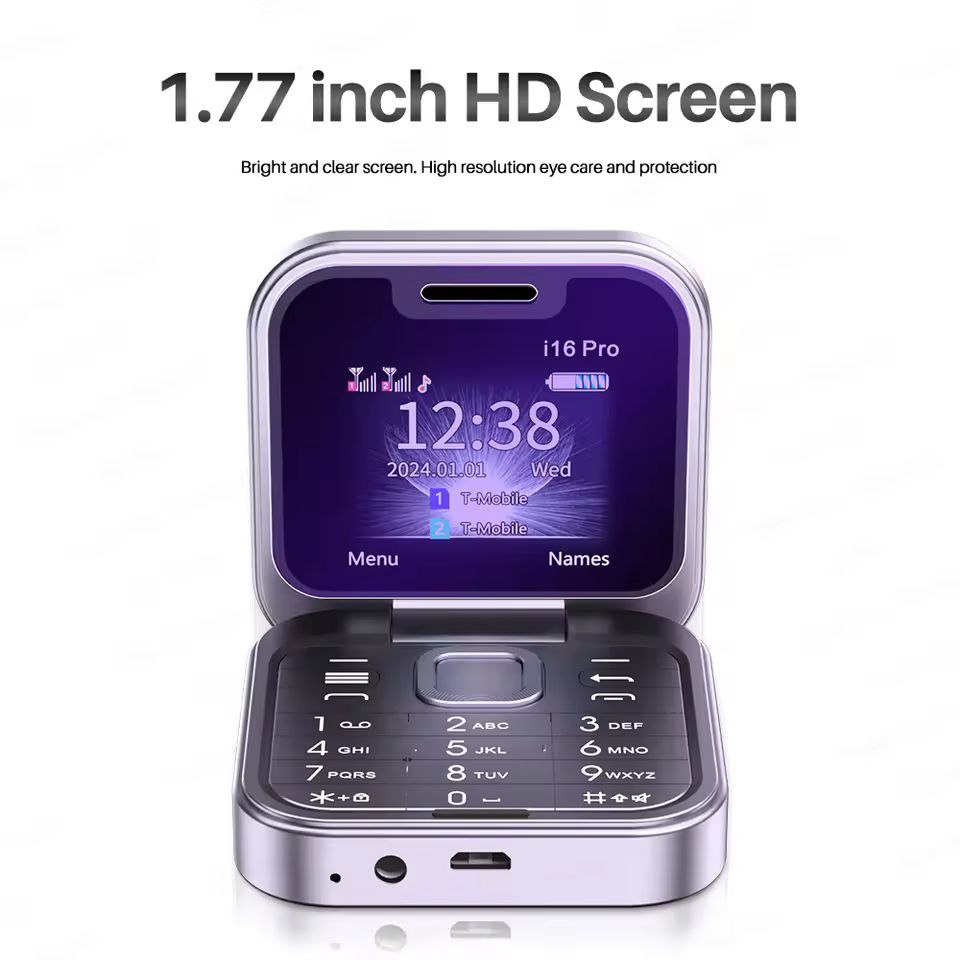 Flip Fold Dual Sim Mobile