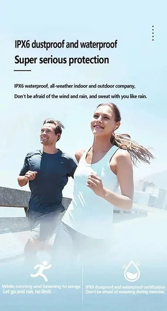 Wireless TWS Earbuds ENC Noise Reduction